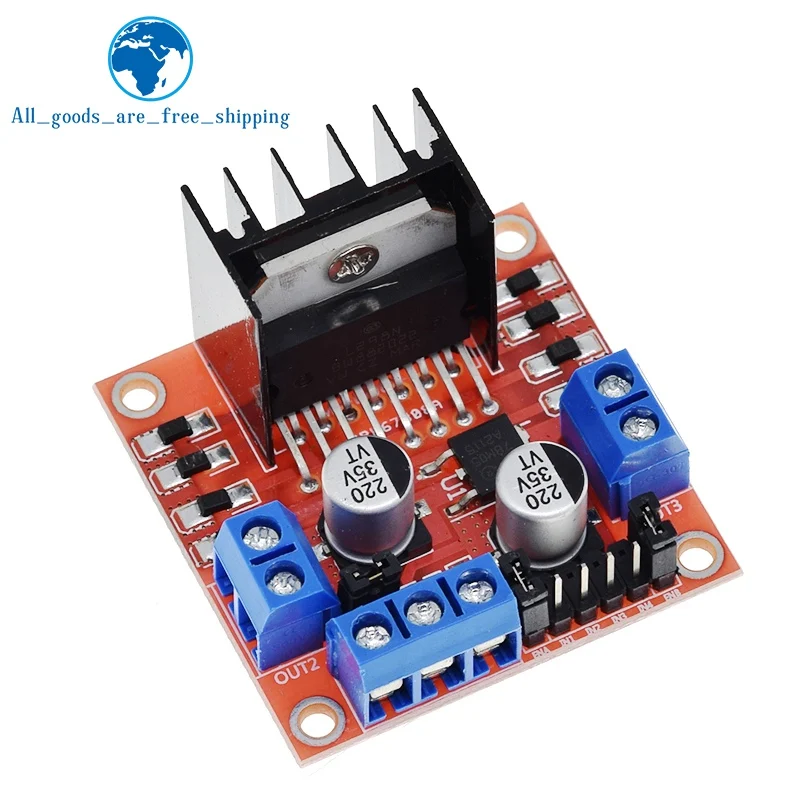 L298N Motor Fahrer Controller Board L298 Modul Für Arduino Dual H – Bild 2