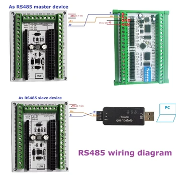 ESP32 DevKit V4 Schraubklemmen-Erweiterungsplatine, GPIO-Breakout-Adaptermodul mit Stromversorgung