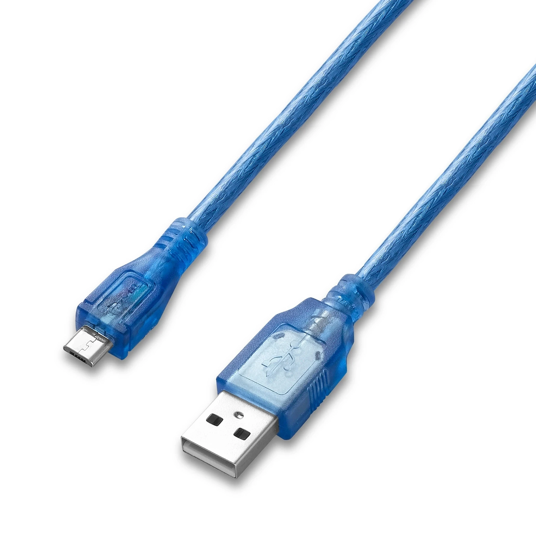 Micro-USB 2.0-Datenkabel, USB-Typ-A-Stecker auf Micro-Stecker, doppelte Abschirmung (Folie + geflochten), hohe