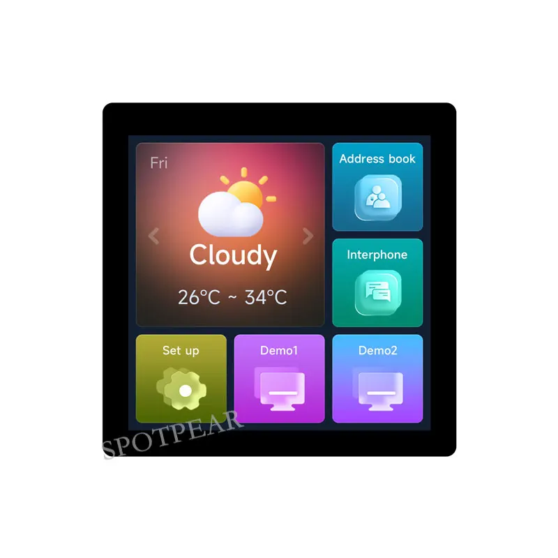 ESP32 S3 Entwicklungsboard 4 Zoll LCD 80x480 TouchScreen Display TVBOX – Bild 4