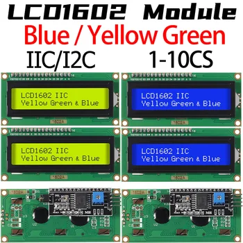 LCD1602 I2C Display Modul Blau Grüner Bildschirm 5V PCF8574 IIC Adapter Late für Arduino