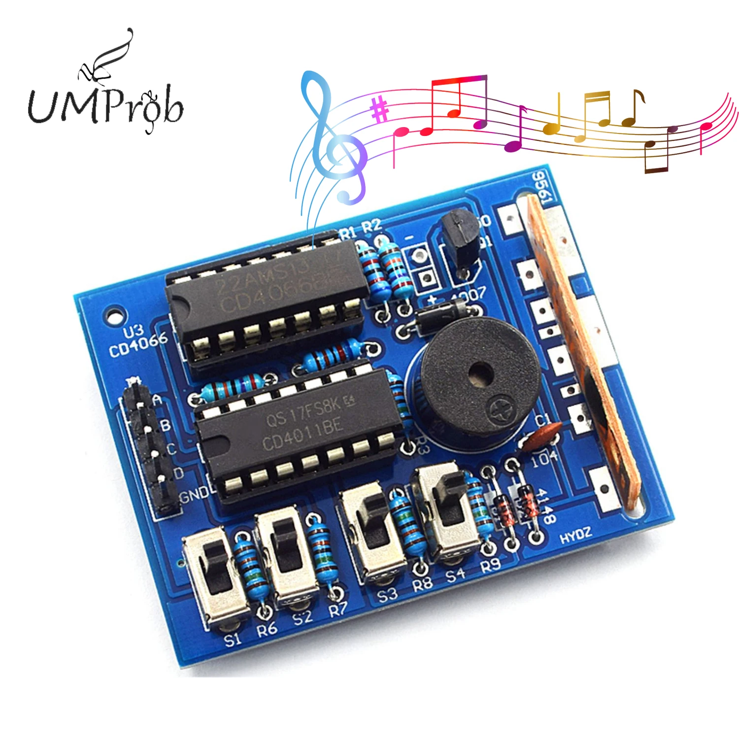 DIY elektronische 16-Musik-Soundbox DIY Kit Modul Löten Praxis – Bild 2