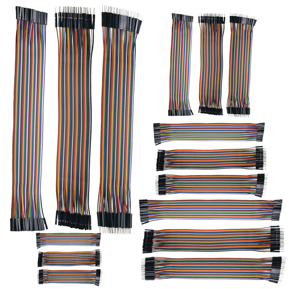 10CM 15CM 20CM/30/40CM Dupont Linie Buchse Auf Buchse Stecker auf Stecker Jumper Draht Dupont Kabel Anschluss