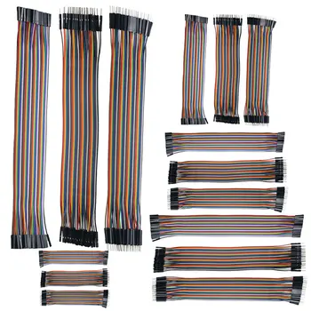 10CM 15CM 20CM/30/40CM Dupont Linie Buchse Auf Buchse Stecker auf Stecker Jumper Draht Dupont Kabel Anschluss