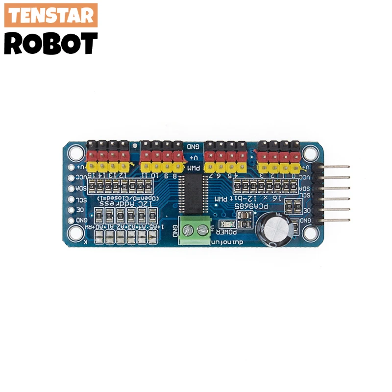 PCA9685PW 16 Kanal 12-Bit PWM Servo Shield Treiber I2C Schnittstelle – Bild 4