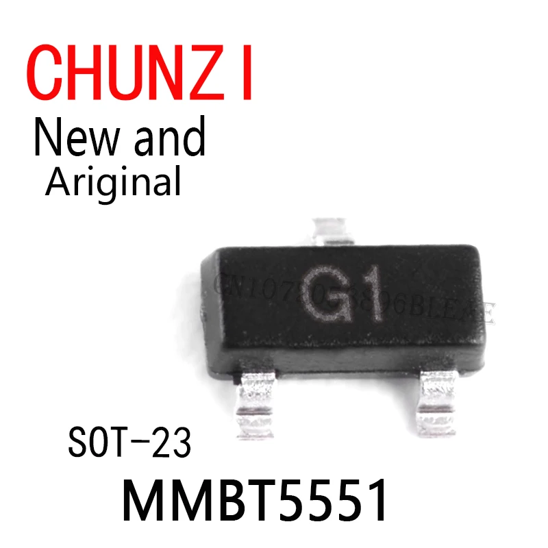 SMD 2N5551 G1 Transistor SOT23-3 MMBT5551 (100 Stück)