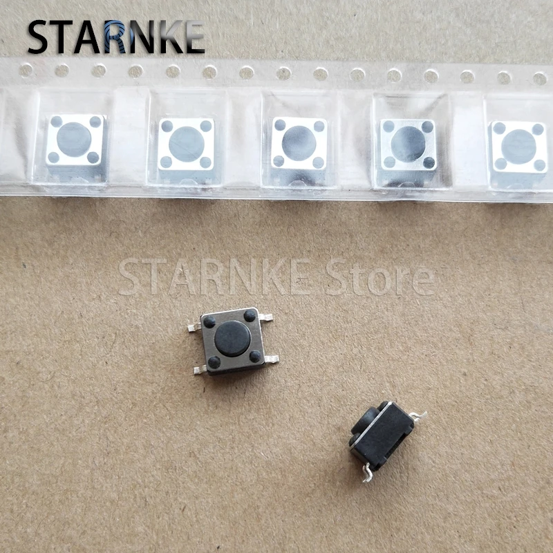 6*6*4,5 SMD 4Pins Tactile Tact Switch 6X6X4,5 MM Push Button Micro Schalter Kupfer Füße (100 Stück)