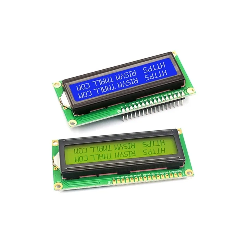 LCD1602 1602 LCD Modul Blau/Gelb Grün Bildschirm 16x2 Zeichen LCD – Bild 4