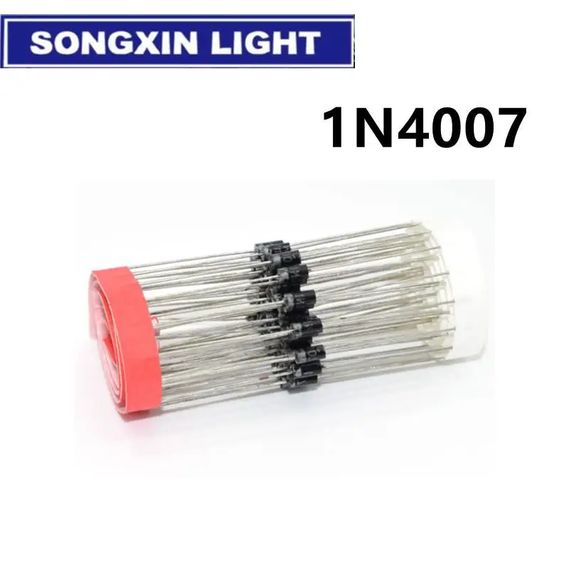 1N4007 4007 1A 1000 V DO-41 Gleichrichterdiode IN4007 1n4007 (100 Stück)