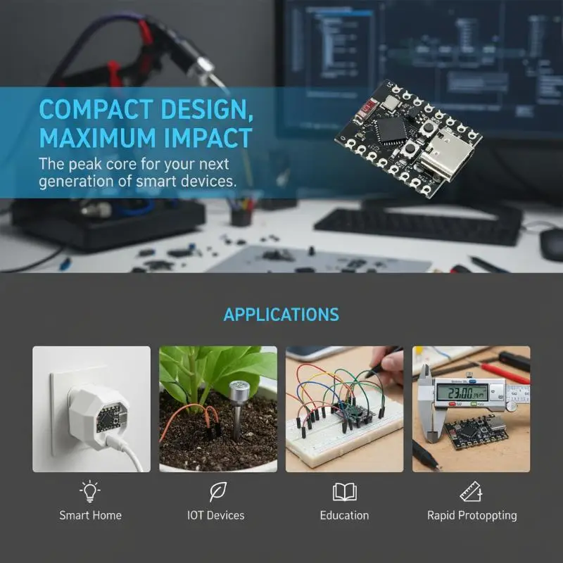 ESP32-C3 Entwicklungsboard 4MB Flash CORE Board FÜR ESP32 Super Mini – Bild 6