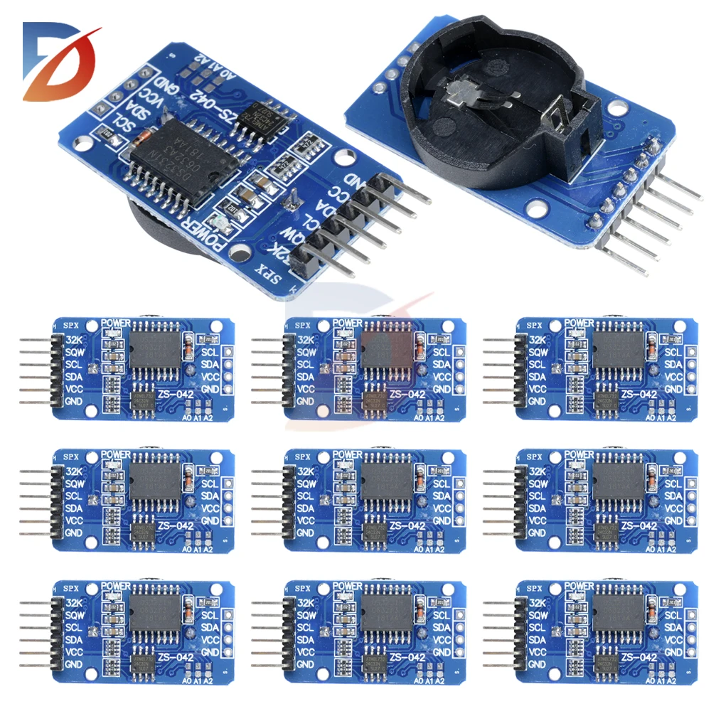 DS3231 AT24C32 IIC Modul Präzisionsuhrmodul RTC DS3231SN Echtzeituhr-Speichermodul für Arduino Raspberry Pi