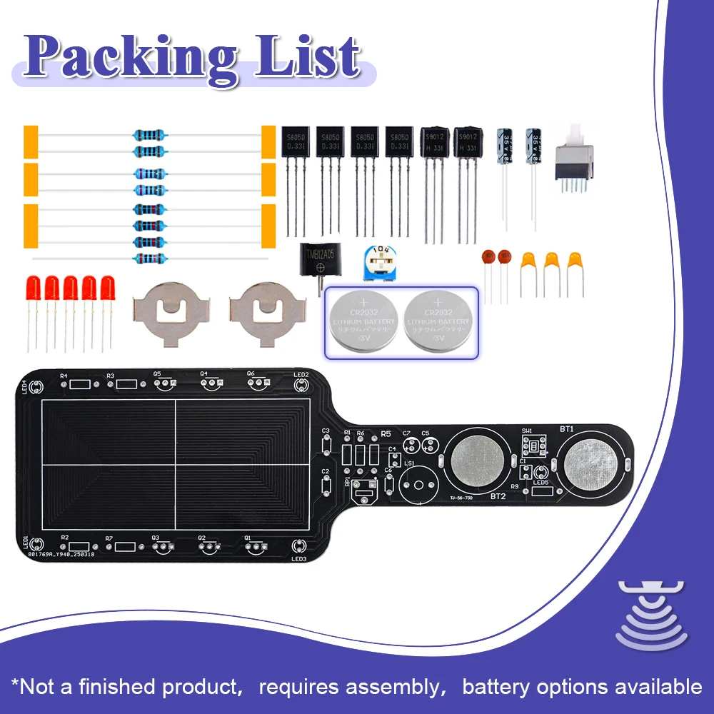 DIY Elektronische Kit Metall Sensing Detektor MINI Handheld DIY Löten – Bild 6