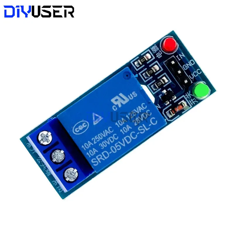 DIYUSER 5V 1 2 4 8 Kanal Relaismodul mit Optokoppler. Relais-Ausgangsmodul mit 1, 2, 4, 8 Kanälen