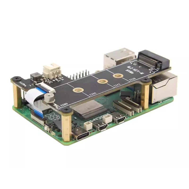 Raspberry PI 5 x 1001 M2 SSD-Erweiterungsplatine PCIE auf M.2 NVME SSD – Bild 5