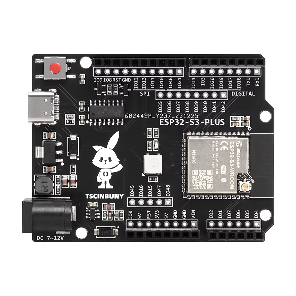 Tscinbuny Komplettset für Arduino Programmable IoT Development ESP32 S3 PLUS Starter Kit Professionelles