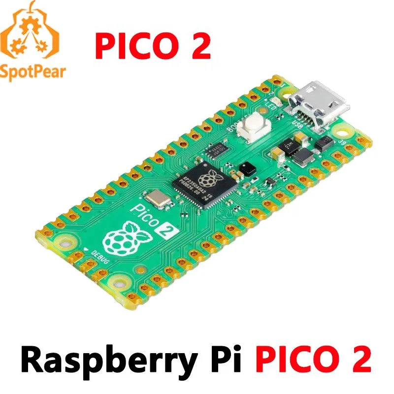Raspberry Pi Pico 2 RP2350 Pico2 Optionaler Pico2W 2 W ARM Cortex-M33 – Bild 2