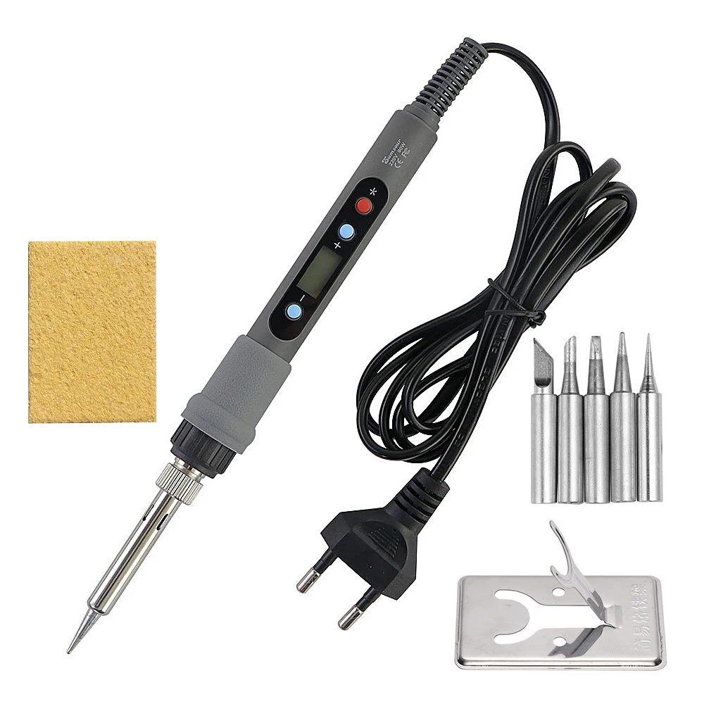 Elektrische Lötkolben 60W/80W Digital Einstellbare Temperatur Entlöten Schweißen Reparatur Solder Werkzeuge