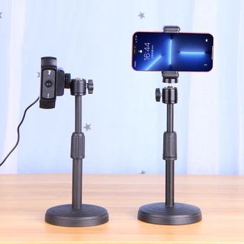 Desktop-Stativ für Handy, Webcam, DSLR-Kamera, Tisch-Tripie-Ständer, Halterung für Smartphone, Handy