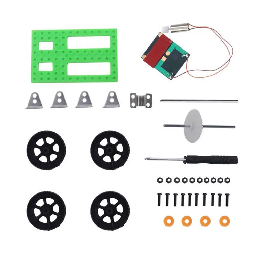Mini Solar Powered Spielzeug DIY Auto Kit Kinder Pädagogisches Gadget – Bild 4