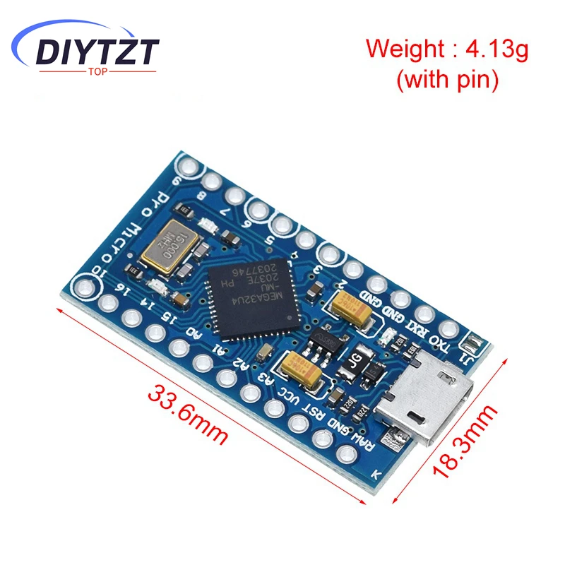 Pro Micro ATmega32U4 5V 16MHz Chip Ersetzen ATmega328 Für Arduino Pro – Bild 2