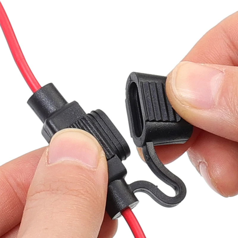 Kfz-Flachsicherungshalter Inline-Drahtsockel 12V Elektrischer – Bild 3