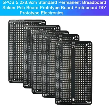 5,2x8,9 cm Standard Permanent Breadboard Solder PCB Board Prototype Board Protoboard Diy Prototyp (5 Stück)