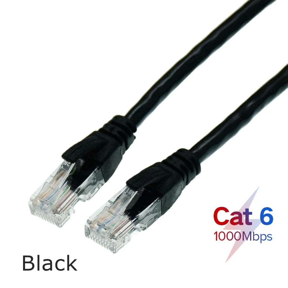 Kurzes RJ 45 Ethernet Cat6 Netzwerkkabel, 15 cm Twisted Pair – Bild 3