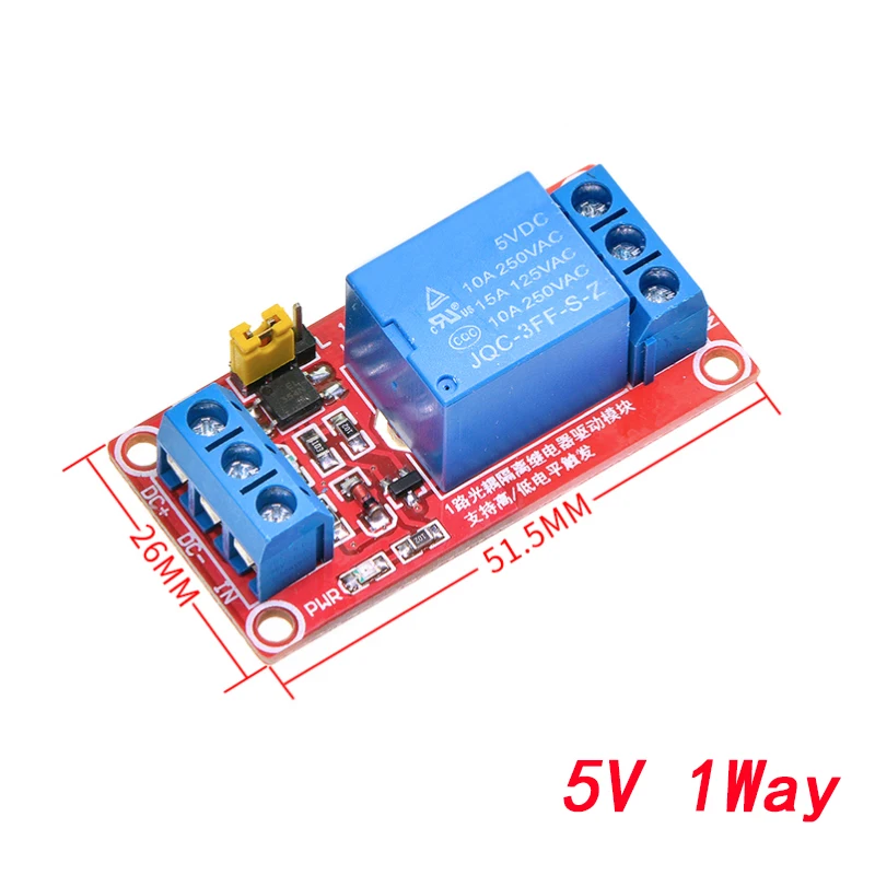 1 2 4 6 8 Kanal 5V 12V 24V Relaismodul Board Shield mit Optokoppler-Unterstützung High- und Low-Level-Trigger