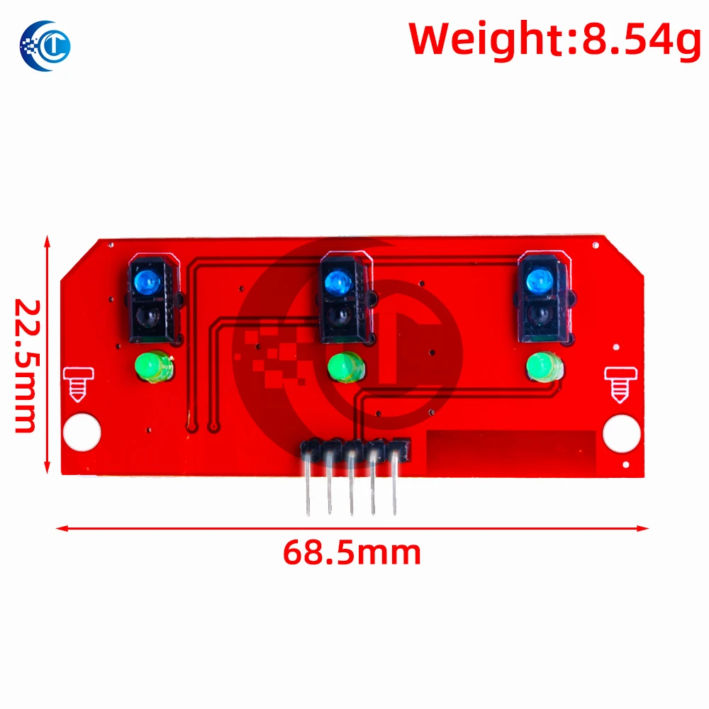 TCRT5000 3/5-Kanal IR-Linienfolger-Sensormodul für Arduino Smart Car – Bild 3