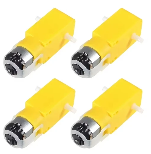 TT Motor Elektrische Motor DC 3V-6V Dual Welle Getriebe Motor für Smart Auto Roboter Spielzeug Autos (4 Stück)