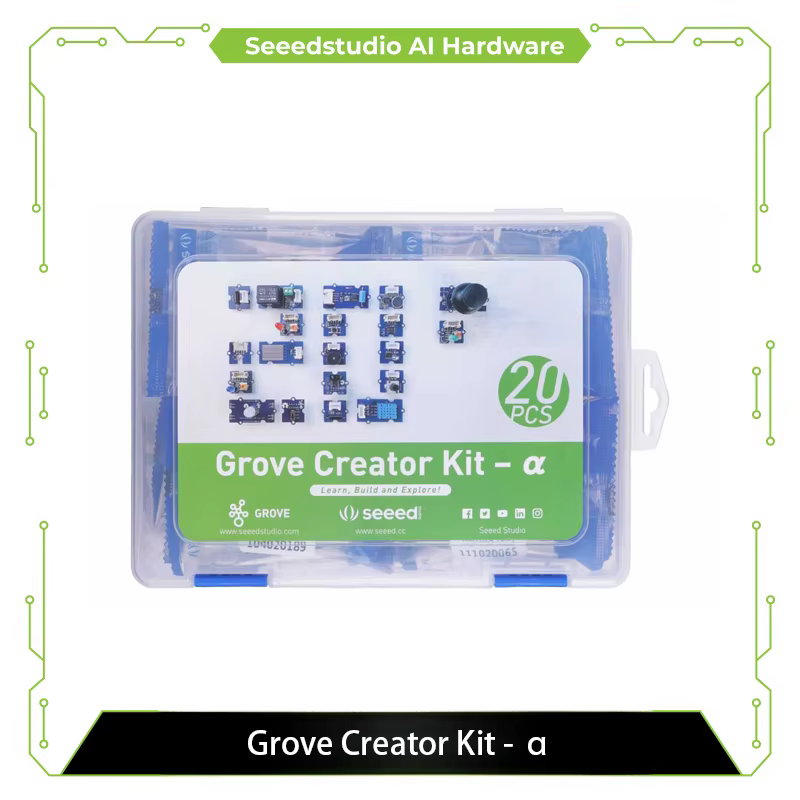 Grove Creator Starter Kit mit 20-Grove-Funktionsmodulen, detailliertes Tutorial für Projekt, Anfänger, Arduino