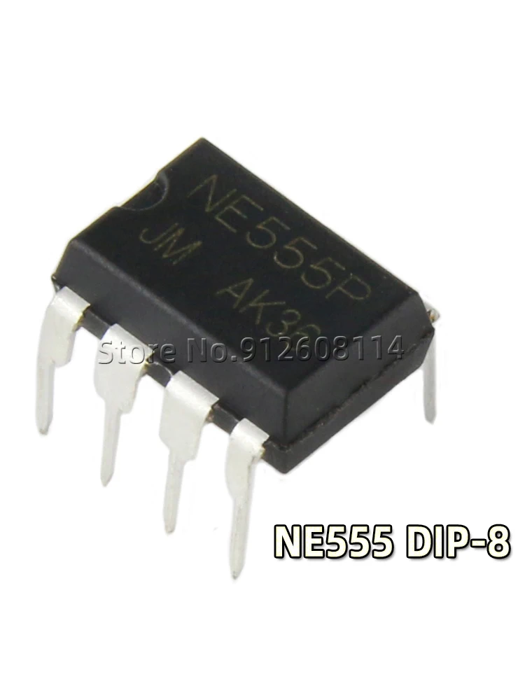 NE555P NE555N DIP8 NE555 DIP-8 555 PRÄZISION TIMER IC Chip