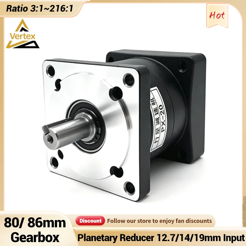 Nema 34 86mm Schrittmotor-Getriebe Planetengetriebe Bürstenloser BLDC-Motor Getriebegehäuse 14 Eingang 14
