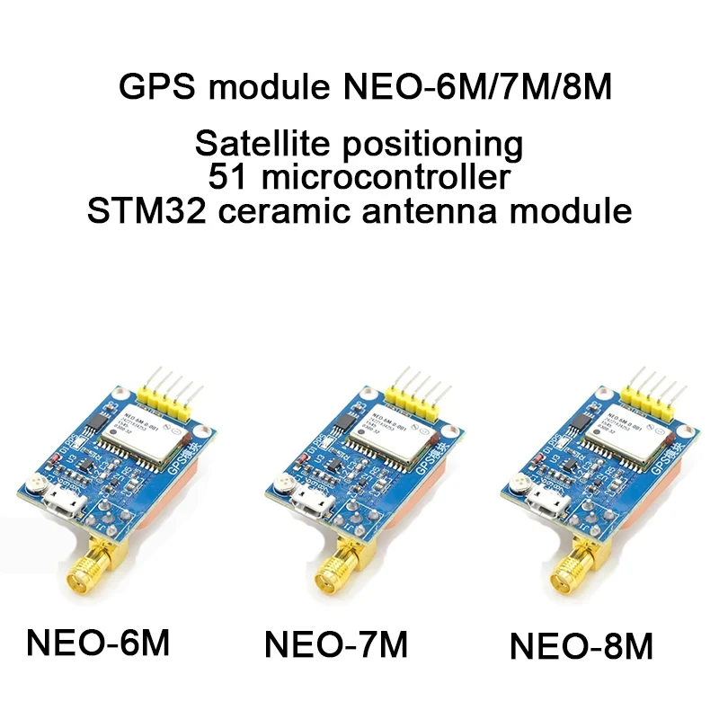 NEO 6M 7M 8M GPS-Modul Satellitenpositionierung 51 Mikrocontroller STM32 Keramik-Antennenmodul ﻿ NEO-6M/7M/8M