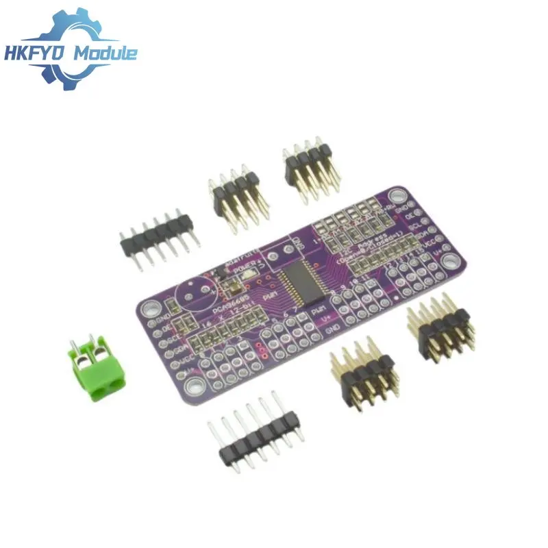 PCA9685 16-Kanal 12-Bit PWM Treiber I2C Modul für Servomotor LED – Bild 2