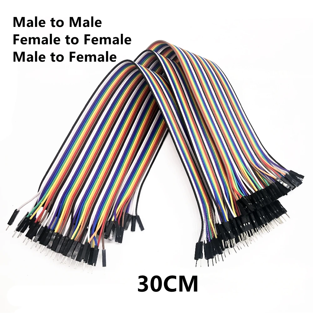 40PIN Kabel Dupont Linie 10 cm 20 cm 30 cm Stecker auf Stecker Buchse – Bild 6
