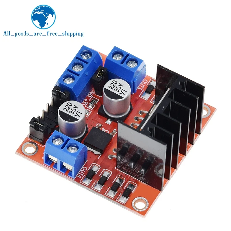 L298N Motor Fahrer Controller Board L298 Modul Für Arduino Dual H – Bild 4