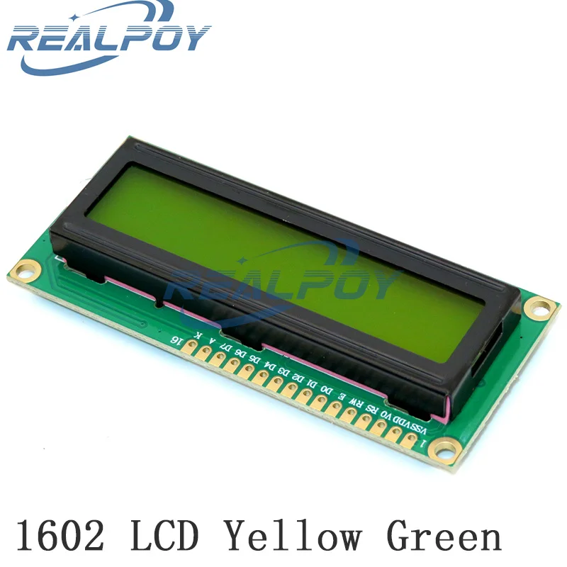 LCD1602 5V 1602 Modul Blau/Grüner Bildschirm 16x2 Zeichen – Bild 2