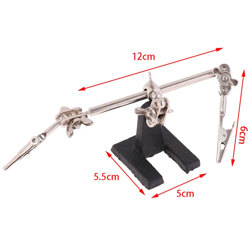 Dritte Hand Lötkolben Ständer Clamp Helping Hands Clip Werkzeug PCB – Bild 6