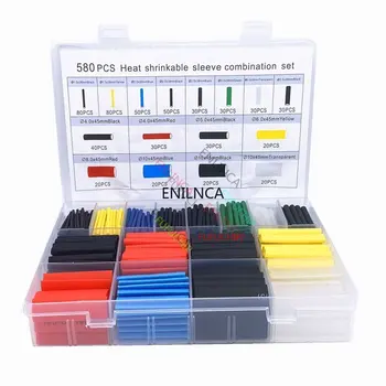 Schrumpf Schläuche Thermoresistant Rohr Schrumpf Verpackung Kit Elektrische Verbindung Draht Kabel Isolierung