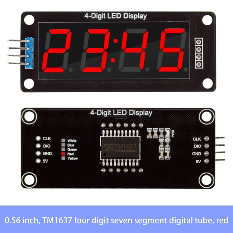 TM1637 0,56 Zoll 4 Bit LED Digital Tube Display 7 Segmente Anzeigemodul LED Elektronische Uhr