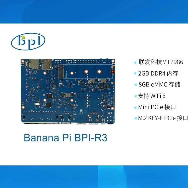Banana Pi BPI R3 BPI-R3 Board mit MediaTek MT7986 (Filogic 830) – Bild 5