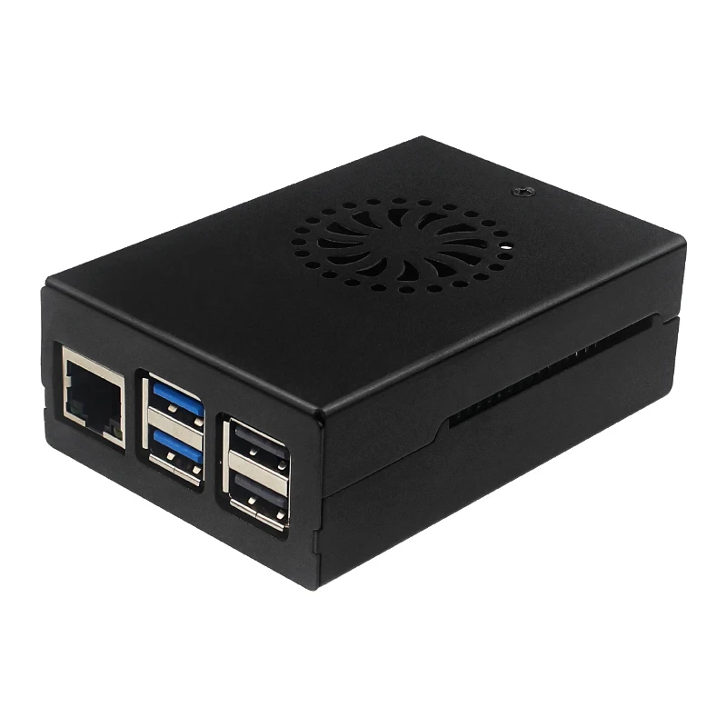Raspberry Pi 5, Metallgehäuse, schwarzes Metallgehäuse, kompatibel – Bild 2