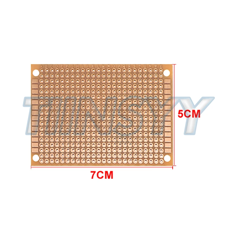5x7CM PCB Prototyp-Kit Protoboard Leiterplatte Testplatine (10 Stück) – Bild 3