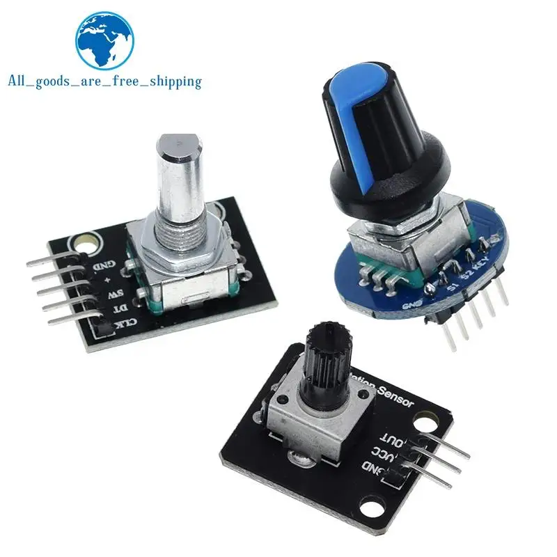 360-Grad-Drehgebermodul Drehpotentiometer Analoges Knopfmodul – Bild 2