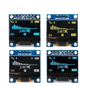SSD1306 0,96-Zoll-OLED-Bildschirmmodul - Dual-Interface I2C/SPI 128 x 64 Auflösung für Arduino/Raspberry Pi