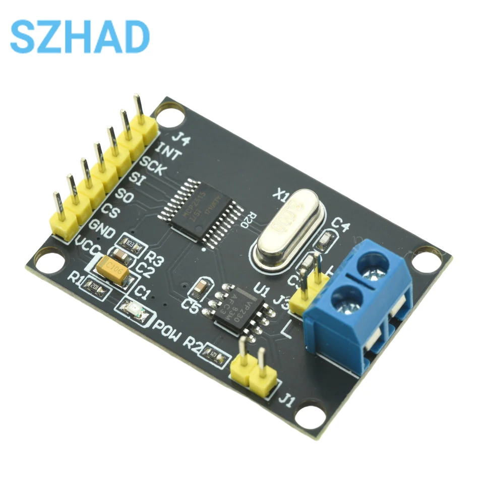 MCP2515 CAN Bus Kommunikationsmodul Entwicklungsboard SN65HVD230 – Bild 4