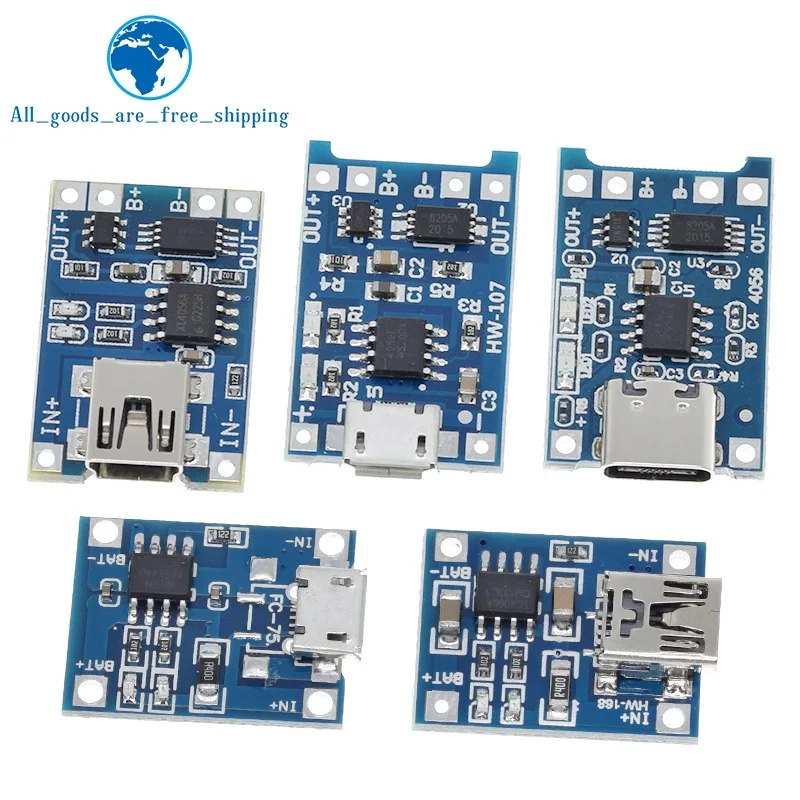 Micro USB 5V 1A 18650 TP4056 Lithium-Batterie Ladegerät Modul Lade – Bild 3