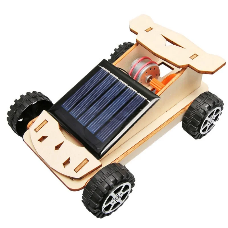 Solarbetriebenes Automodellbausatz - Lernspielzeug für Kinder – Bild 2