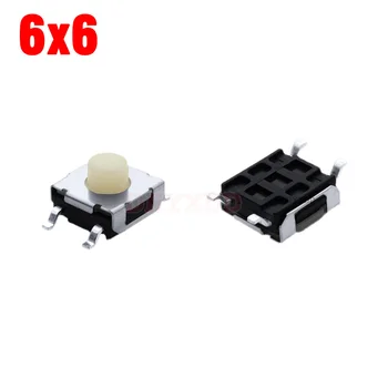 6*6*3,4mm/6*6*4,3mm SMD Wasserdichte Silikon Takt Schalter 6x6x3,4 6x6x4,3 6x6x5 MM Micro Push (5 Stück)